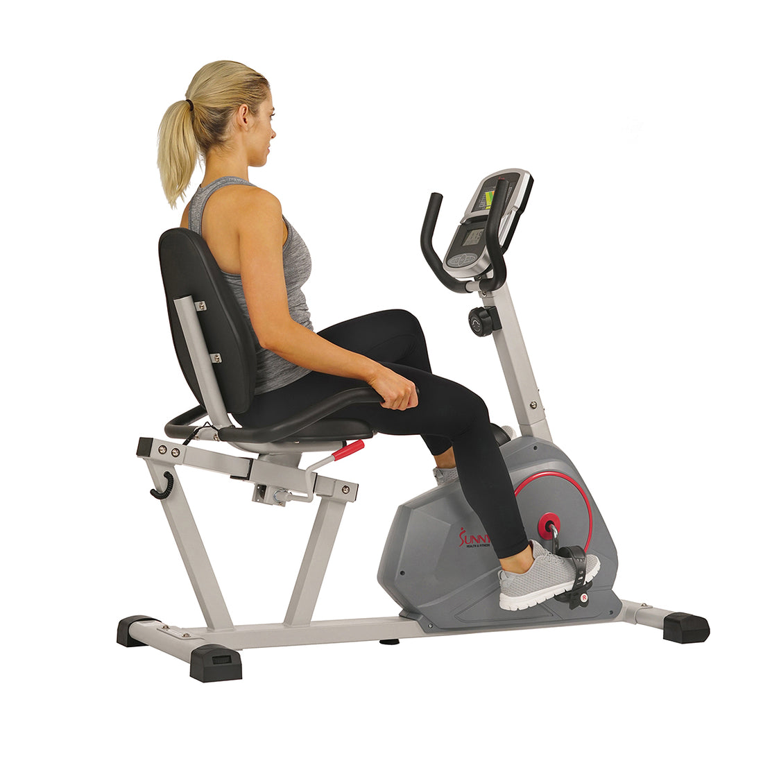 Magnetic Silent Recumbent Exercise Bike with Quiet Belt Drive Performa ...