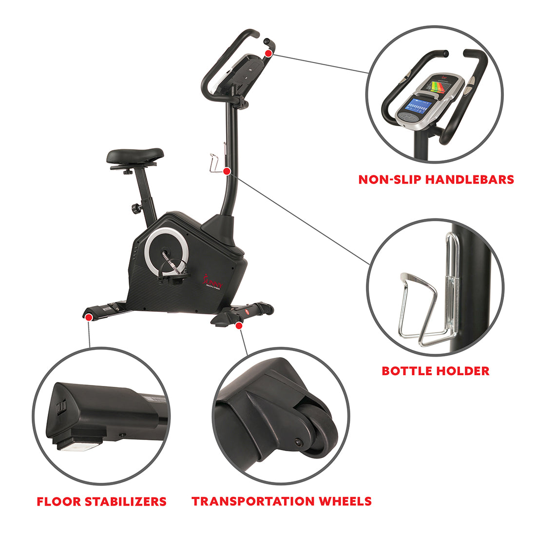exercise bike with pulse monitor