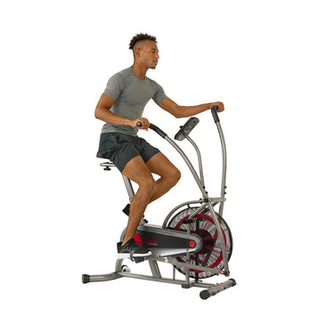 exercise bike with fan wheel