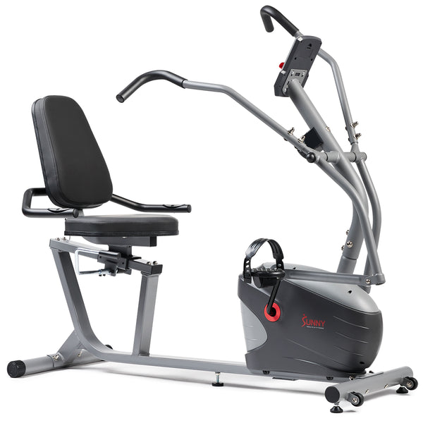 Performance Interactive Recumbent Bike with Moveable Handles and Digital Display
