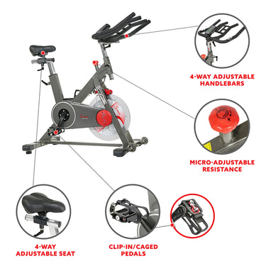 Indoor Training Cycling Fitness Bike | Sunny Health and Fitness