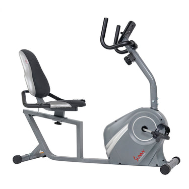 Magnetic Recumbent Bike with Soft Support Seat | Sunny Health and Fitness