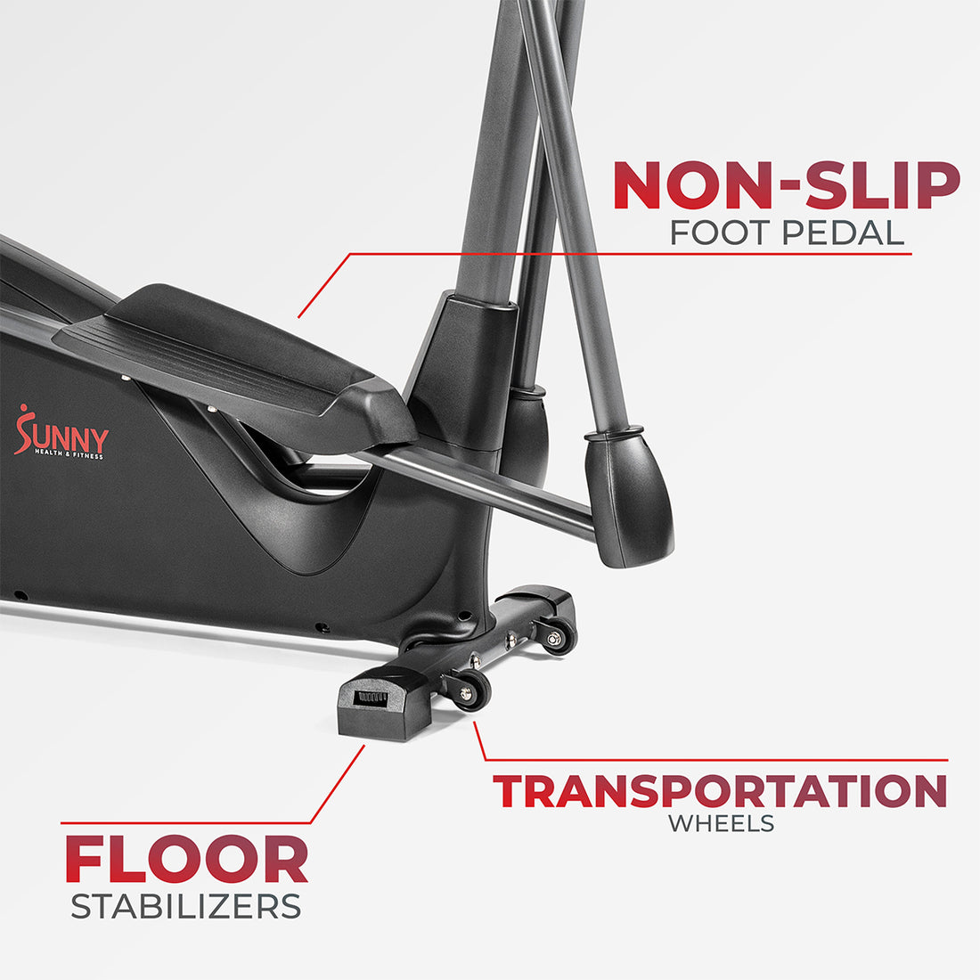 PreProgrammed Elliptical Trainer, 18 inch Stride Sunny Health and