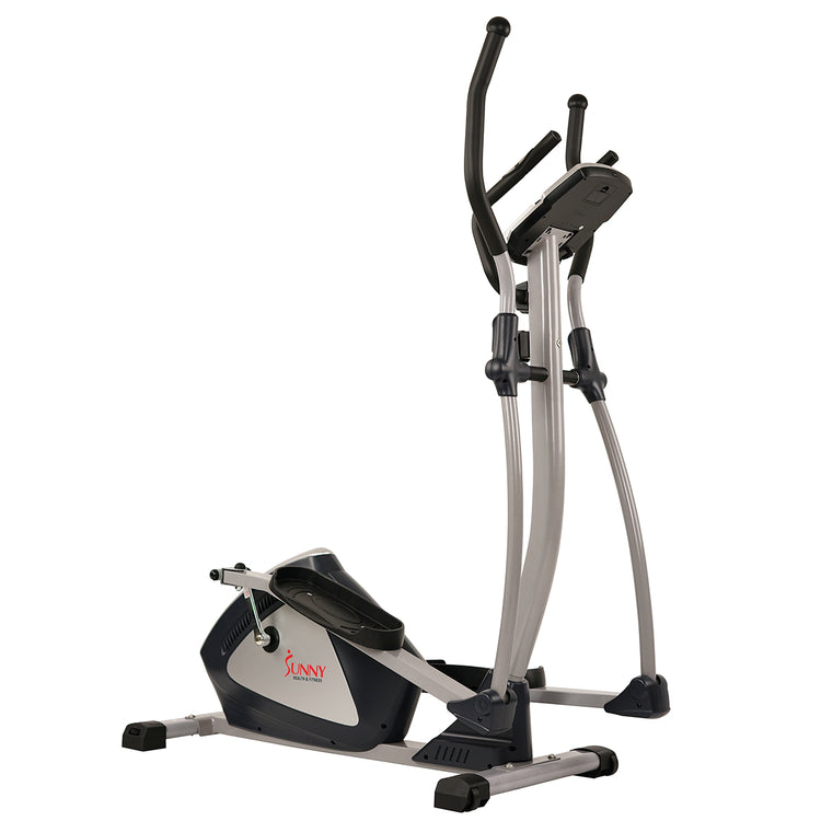 Magnetic Elliptical Machine w/ Device Holder, LCD Monitor and Heart Rate Monitoring - Endurance Zone