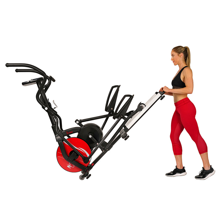 Sunny Health & Fitness Magnetic Elliptical Machine w/ Device Holder