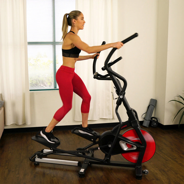 Stride Elliptical Machine Magnetic Fitness w/ Device Holder, LCD