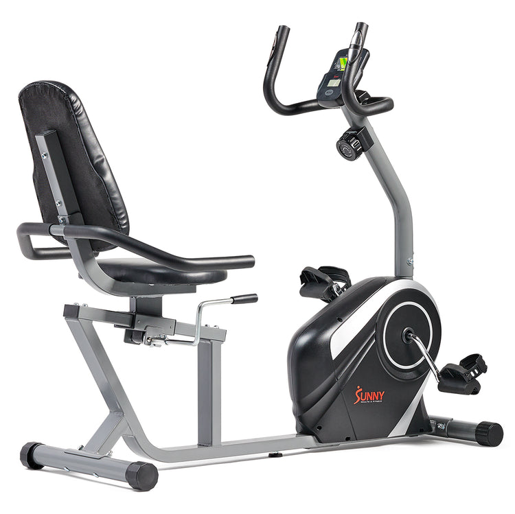 Magnetic Recumbent Exercise Bike with Quick Adjustable Seat , 300 lb Capacity