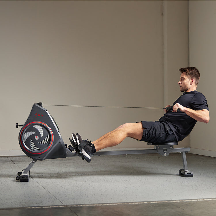 Smart Premium Air and Magnetic Resistance Exercise Rowing Machine ...