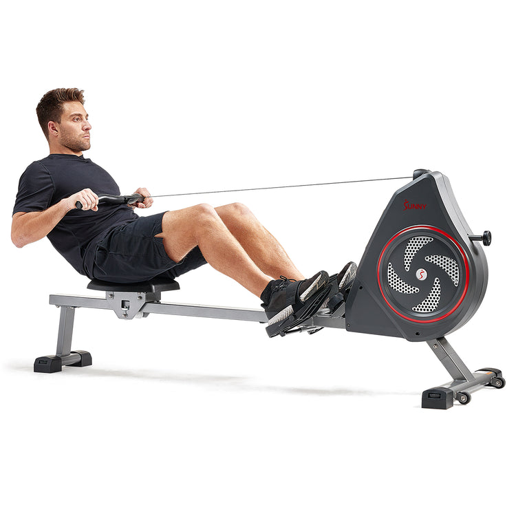 Smart Premium Air and Magnetic Resistance Exercise Rowing Machine ...