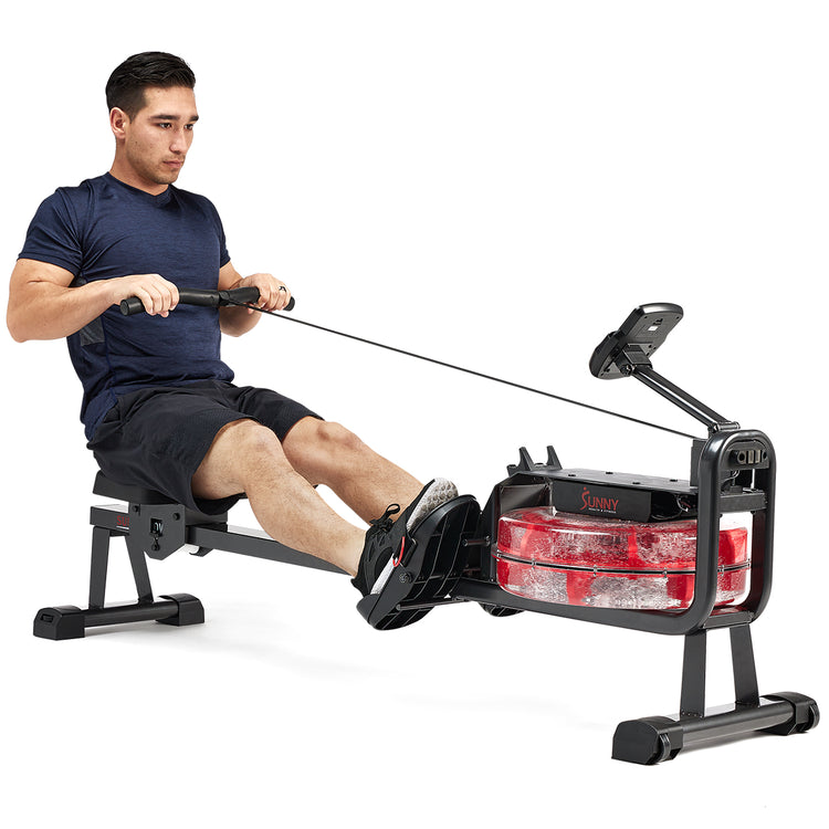 Hydro Water Rowing Machine with Bluetooth Connectivity | Sunny Health ...