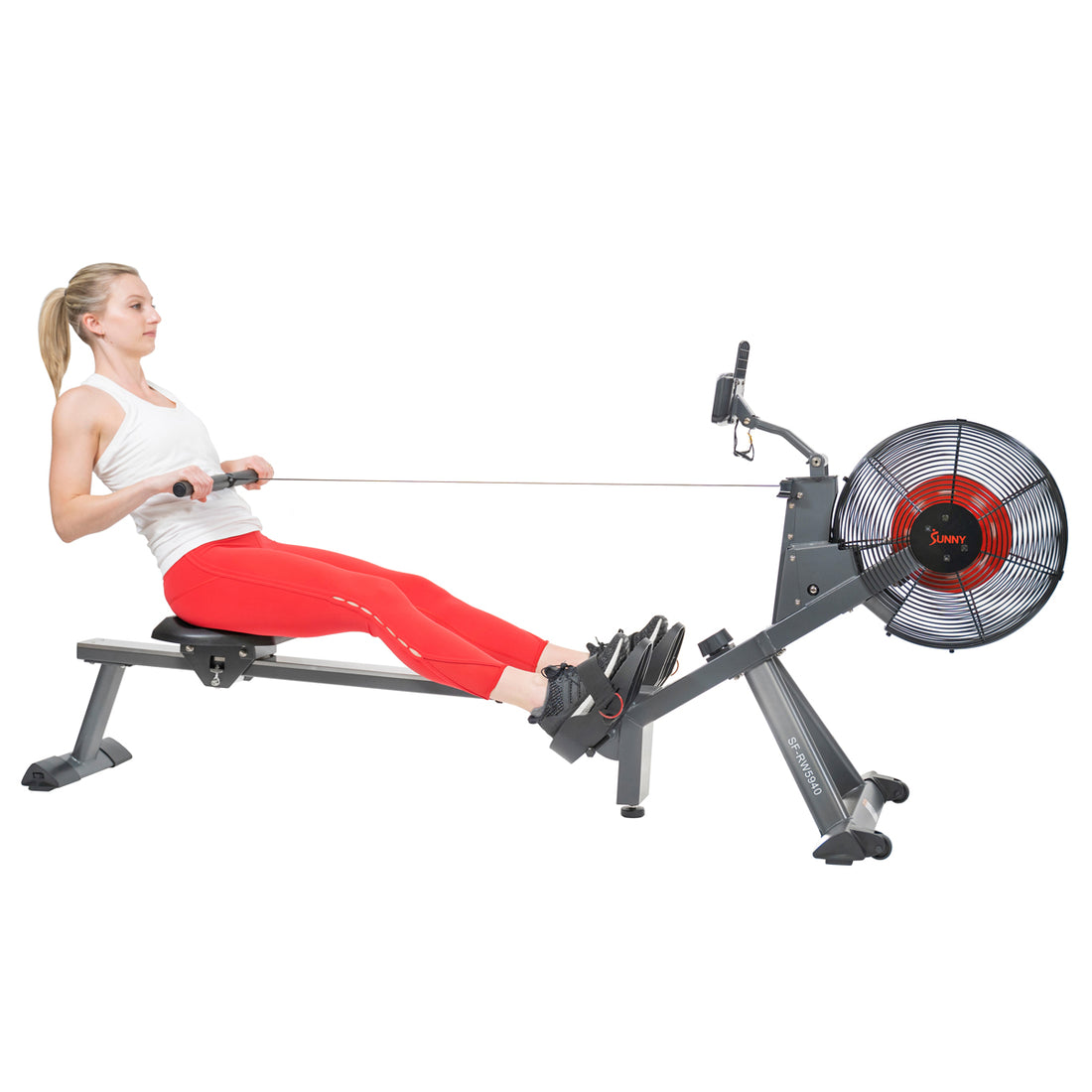 Magnetic Air Resistance Rowing Machine | Sunny Health and Fitness