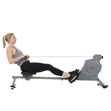 Space Saving Rowing Machine Magnetic Rower | Sunny Health and Fitness