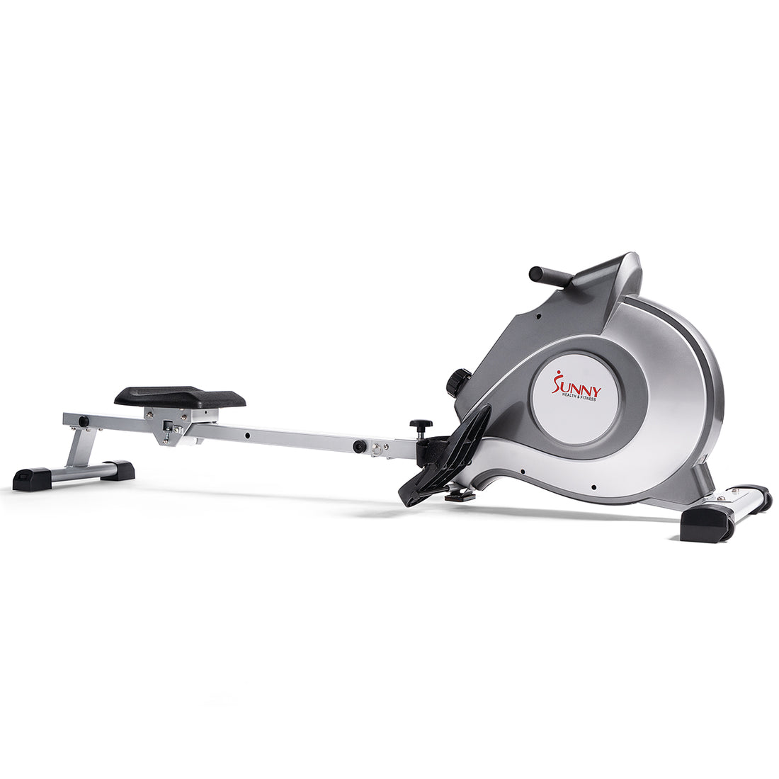 Sunny Health & Fitness SF-RW5515 magnetic rower, full side view