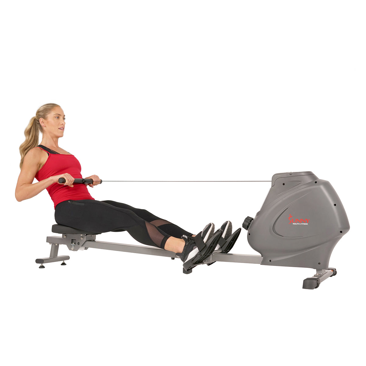 Magnetic Rowing Machine Synergy Power Motion Rower | Sunny Health 