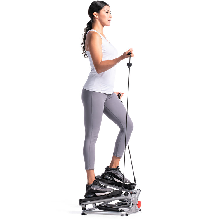 Advanced Total Body Fitness Twisting Stair Stepper w/ Resistance Bands