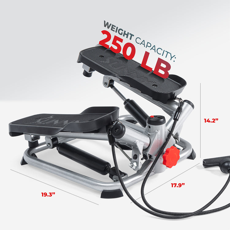 Advanced Total Body Fitness Twisting Stair Stepper w/ Resistance Bands