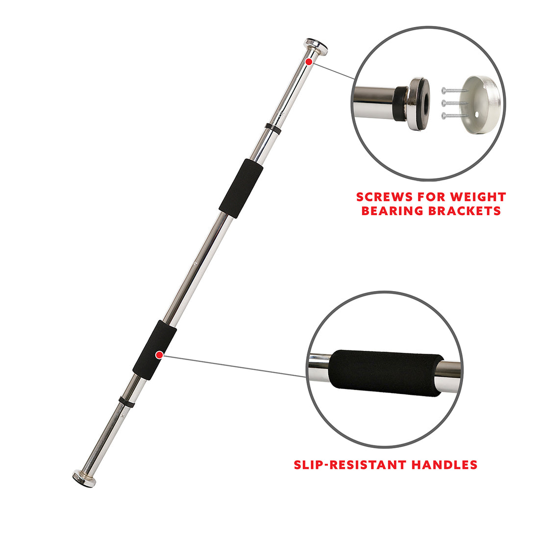 Sunny Health & Fitness Door Way Pull Up Bar