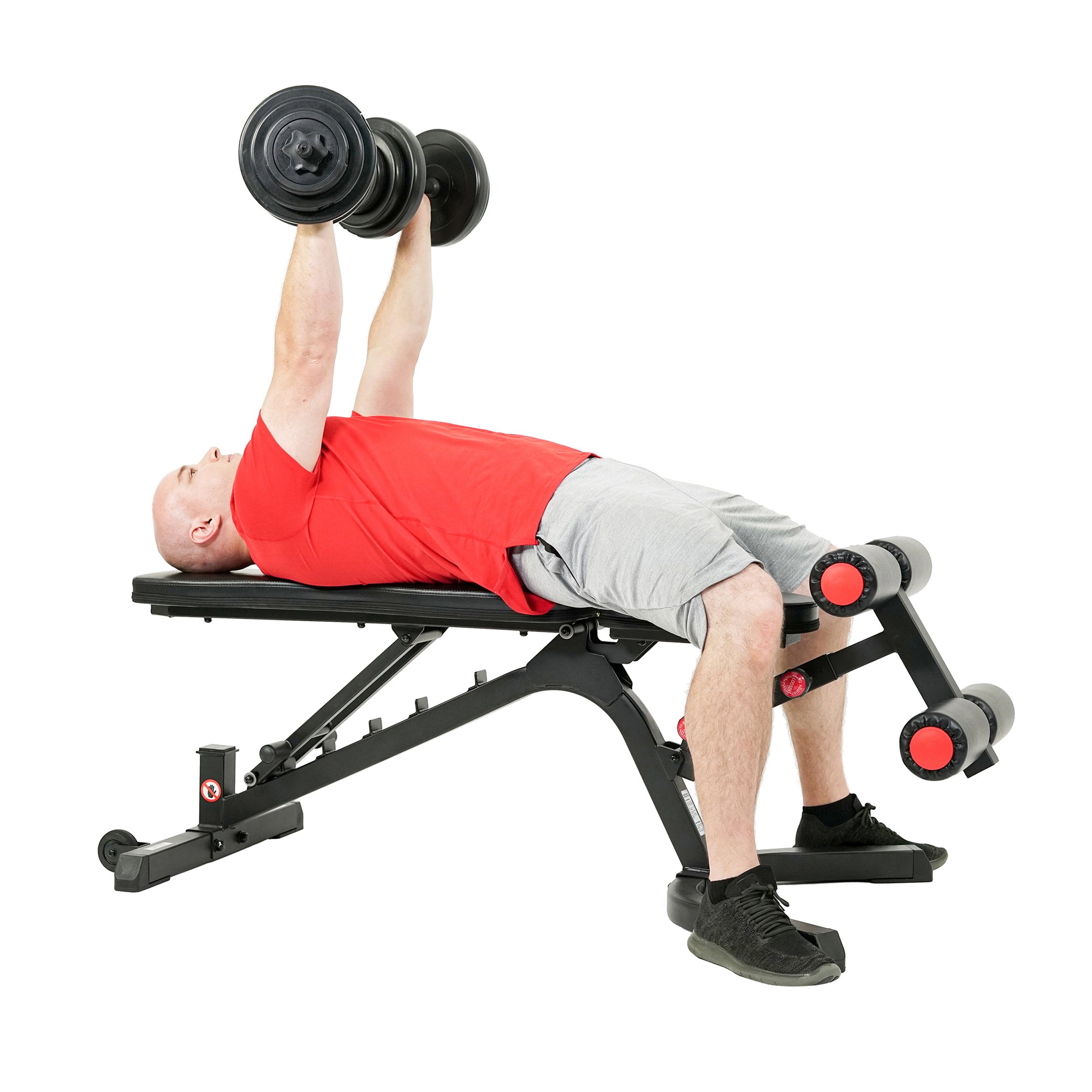 Power Zone Premium Adjustable Multifunction Incline/Decline Bench ...