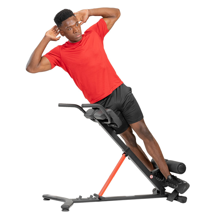 Hyperextension Roman Chair with Dip Station