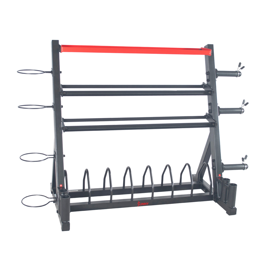 Weights Rack All-In-One Storage Stand | Sunny Health & Fitness | Sunny ...