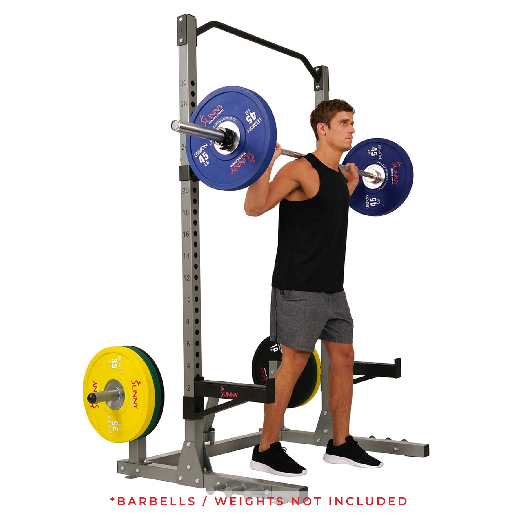 Exercise Squat Rack w/ High Weight Capacity | Sunny | Sunny Health ...