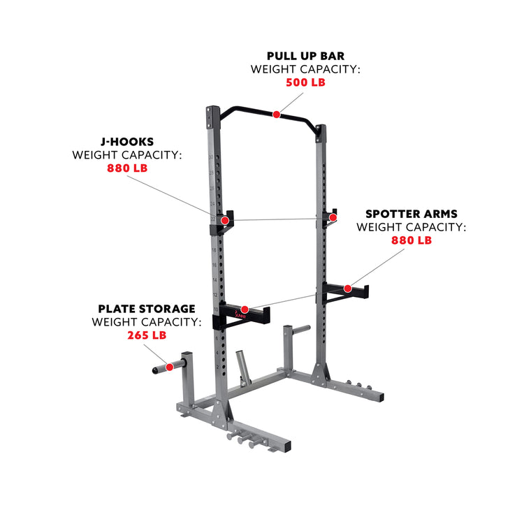 Steel J Hook Barbell Holder for Weight Rack Accessory Weight Bar
