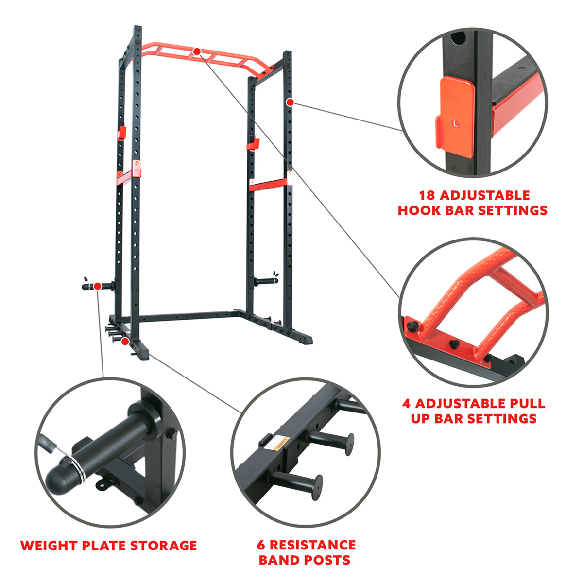 Sunny health & fitness power zone strength cheap rack power cage