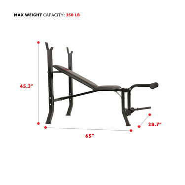 Weight Bench with Leg Developer | Sunny Health & Fitness | Sunny Health ...