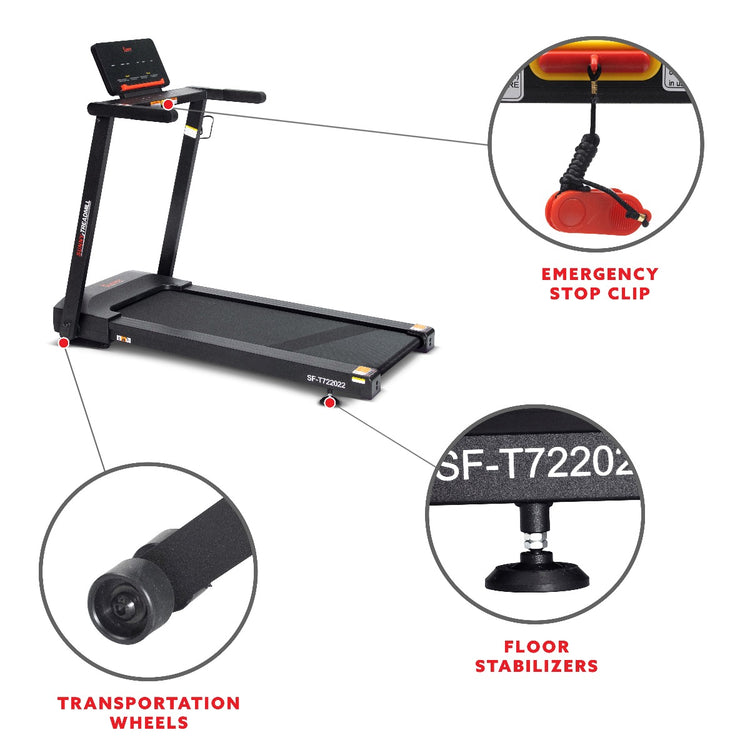 Interactive Slim Auto Incline Treadmill with Bluetooth