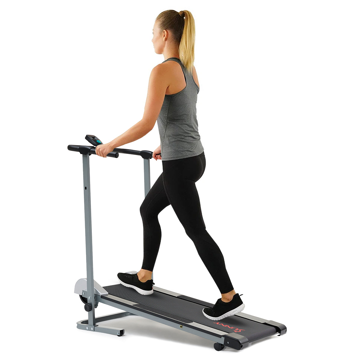 Self Propelled Manual Treadmill Sunny Health Fitness Sunny Health and Fitness