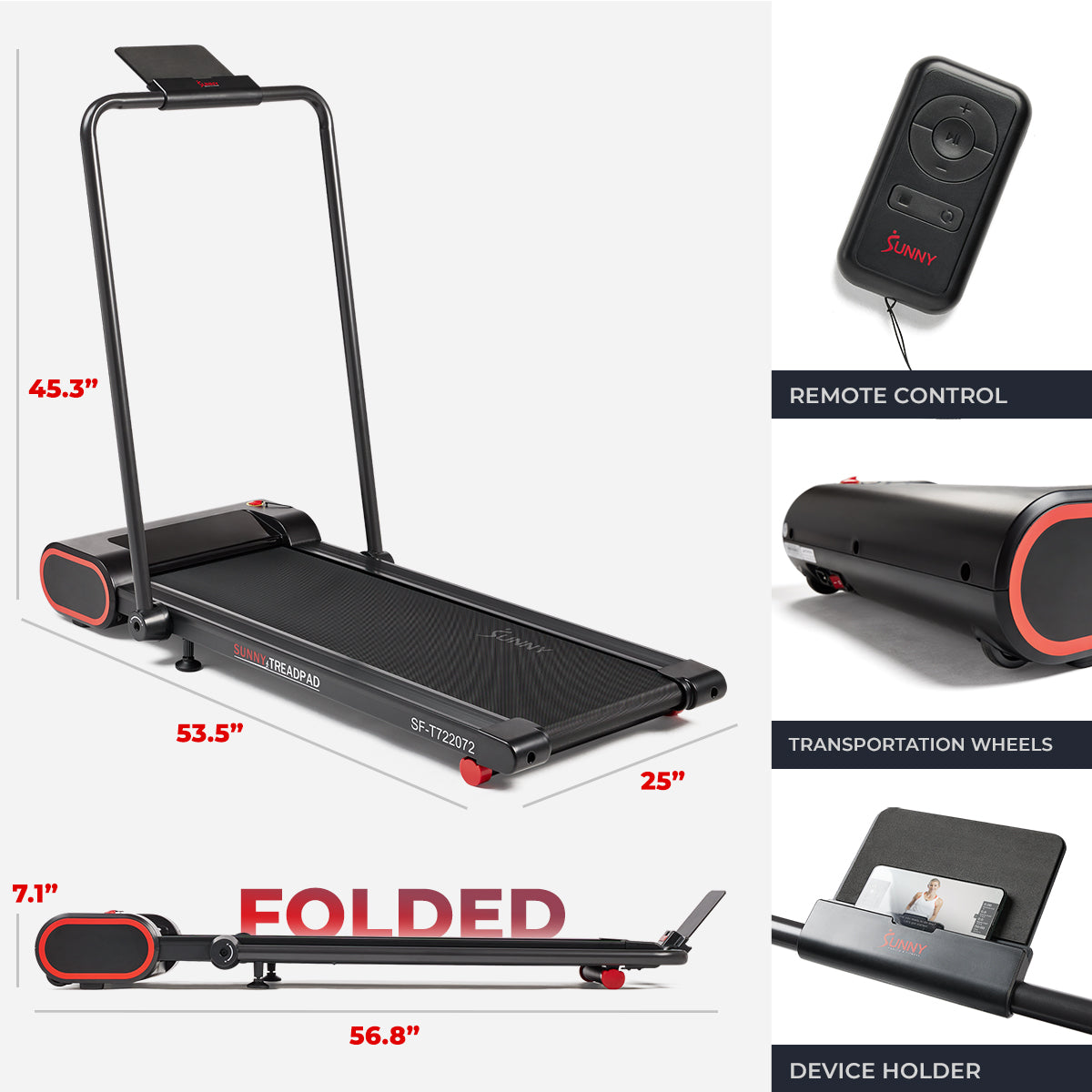 Small fold up discount treadmill