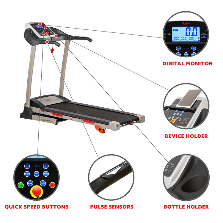 Manual Incline Treadmill w/ LCD Display