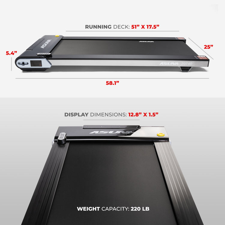 TreadPad® Slim Under Desk Treadmill | Sunny Health and Fitness